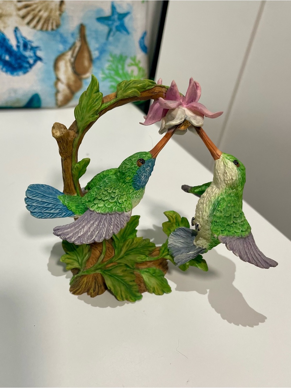 Birds ‘n’ Blooms “Love’s All Aflutter” Hummingbird Figurine (1998)